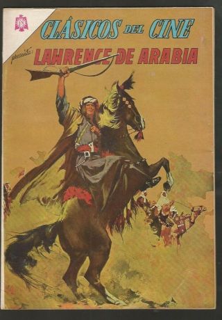 Clasicos Del Cine N°125 Lawrence De Arabia Comic Spanish Mexican Novaro 1964