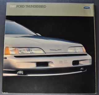 1989 Ford Thunderbird Brochure Lx Sc Coupe 89 T - Bird