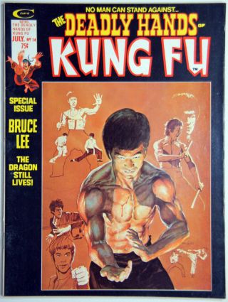 The Deadly Hands Of Kung - Fu Jul 1975 Issue 14 Staring Bruce Lee Nm,