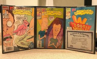 Beavis And Butthead 1st - 3rd Comic Books Uncirculated,  Signed Ea.  - $50