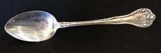 Sterling Silver Souvenir Spoon The Breakers Cedar Point Sandusky Ohio 5 1/4”