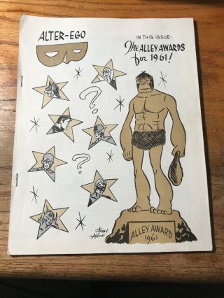 Fanzine Blowout: 1960s Vintage Alter Ego 4 Fall 1962 The Alley Awards Bf - 24
