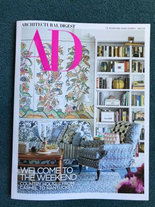 Architectural Digest June 2018 Current Issue