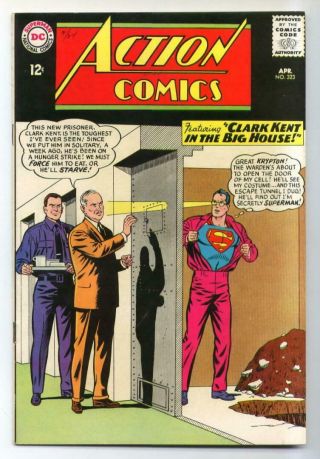 Action Comics 323 (superman/supergirl) Silver Age - Dc Comic Fn,  {randy 