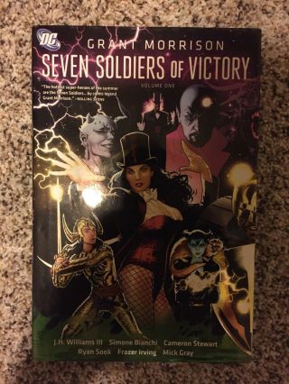 Seven Soldiers Of Victory Book 1 One & 2 Two Deluxe Hardcover Morrison Dc Comics