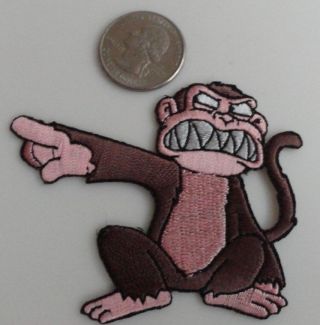 Evil Closet Monkey - Chris - Family Guy Tv Cartoon Iron On Patch,  Rare