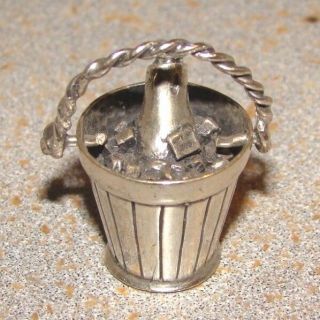 German 800 Silver Miniature Champagne Ice Bucket