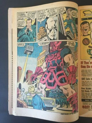 Marvel FANTASTIC FOUR 123 Featuring the Silver Surfer 1972 8