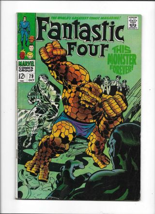 Fantastic Four 79 [1968 Vg,  ] " This Monster Forever "