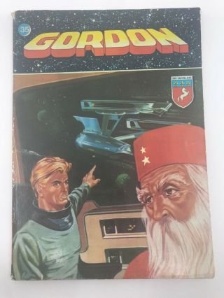 Flash Gordon 35 - Foreign Comic Book - 1980s 80s - Ultra Rare - 5.  5 Fn -