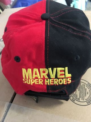 Vintage Marvel X - Men Wolverine Sabertooth Reversible Adjustable Cap Hat 90’s 3