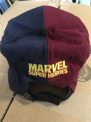 Vintage Marvel X - Men Wolverine Sabertooth Reversible Adjustable Cap Hat 90’s 6