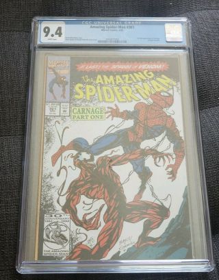 Spider - Man 361 1st Full Carnage Cgc 9.  4 White Pages Nm Never Pressed