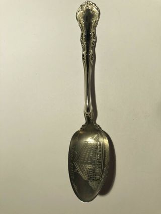 Vintage South Bend Indiana Sterling Silver Souvenir Spoon Oliver Hotel - 5 - 1/4 "