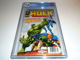Incredible Hulk 449 Cgc 7.  0 White Pages 1st Appearance Of Thunderbolts Red Hot