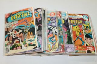 1977 - 1981 Dc Comics Batman Detective Comic Run (30) 468 - 498