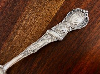 - Watson Co.  Sterling Silver Souvenir Demitasse For Worcester,  Massachusetts