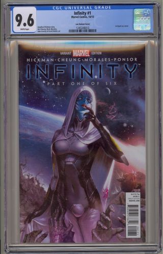 Infinity 1 Cgc 9.  6 Hyuk Lee Variant Supergiant Avengers War Endgame Thanos 2 3 4