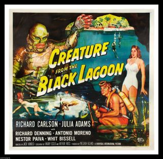 Creature From The Black Lagoon Refrigerator / Tool Box Magnet Man Cave Room