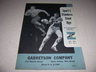 1955 Packard Sports Library " Football " Garretson Company,  Perth Amboy Nj.
