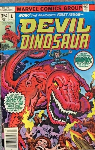 Devil Dinosaur By Jack Kirby 1 Apr 1978,  Marvel