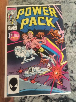 Power Pack 1 (1984) Marvel Comics 1st Appearance Tv Show 8 - 9.  0