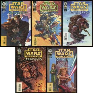 Star Wars Tales Of The Jedi Redemption 1 2 3 4 5 Comics Set