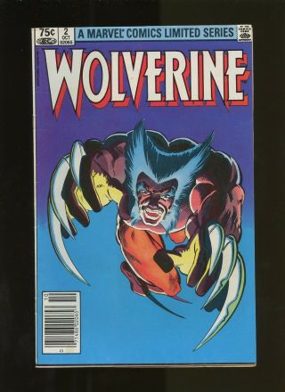 Wolverine (v.  1) 2 Fn 6.  0 1 Book (1982) 1st Full App Yukio Frank Miller