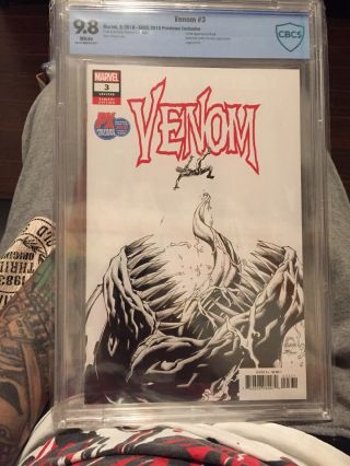 Venom 3 Px Previews Limited To 4000 1st Knull Cbcs 9.  8