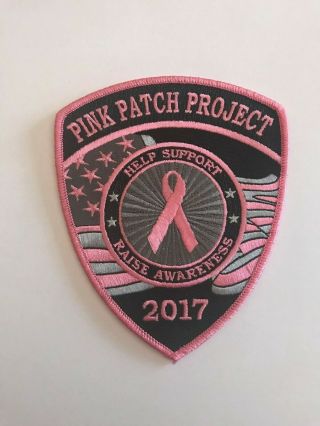 Law Enforcement Breast Cancer Awareness Patch
