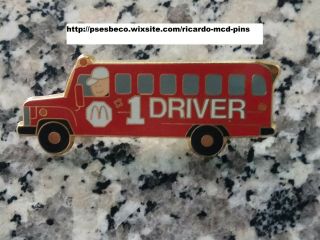 Mcdonald´s Bus Autobus Scolaire Red
