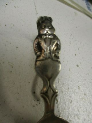 Vintage Sterling Silver Bunny Rabbit Baby Child Spoon 2