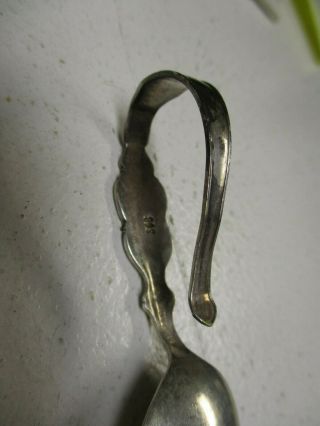 Vintage Sterling Silver Bunny Rabbit Baby Child Spoon 4