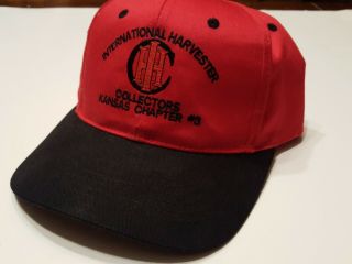 Vtg International Harvester Usa Farmer Trucker Hat Cap Kansas Chapter Vintage Ih