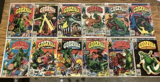Marvel Comics Godzilla King Of The Monsters 1 - 24 Complete Full Run Set