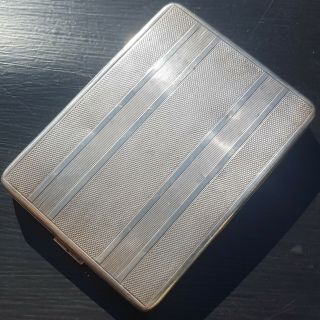 Art Deco Silver Plated Cigarette Box