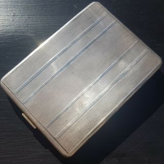 Art Deco Silver Plated Cigarette Box 2