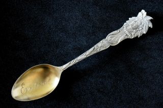 Antique Native American Indian Baker Manchester Co Sterling Silver Spoon