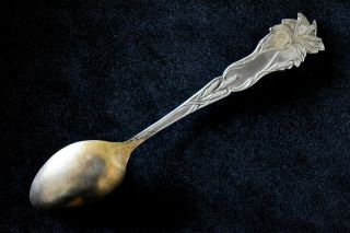 Antique Native American Indian Baker Manchester Co Sterling Silver Spoon 2