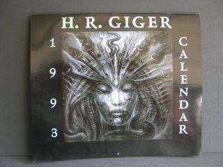 1993 H.  R.  Giger Calendar Vg Nm