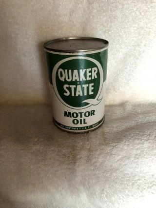 Vintage Quaker State Motor Oil Can