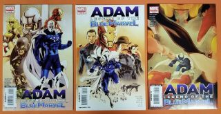 Adam Legend Of The Blue Marvel 1,  2 & 5