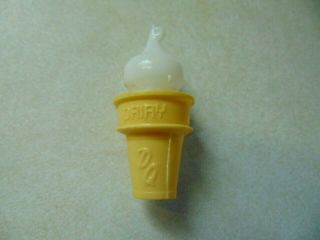 Vintage Dairy Queen Ice Cream Cone Whistle Plastic
