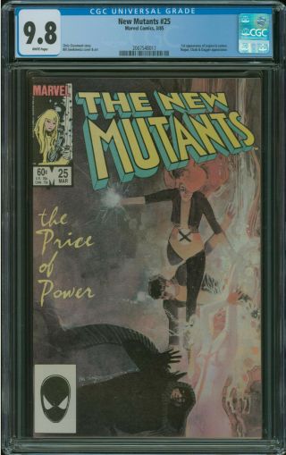 Mutants 25 Cgc 9.  8 1st Appearance Of Legion In Cameo