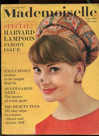 Mademoiselle Harvard Lampoon Parody Special Very Good / Fine 5.  0 July 1961