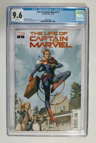 Life Of Captain Marvel 1 Cgc 9.  6 Tedesco Cover 9/18