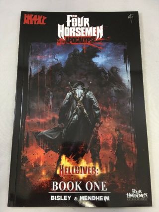 The Four Horsemen Of The Apocalypse Book 1 Helldiver Heavy Metal Tp Signed