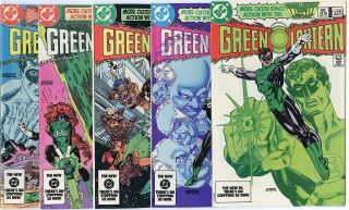 Green Lantern 161 - 170 Complete Run avg.  NM 9.  4 DC 1983 2