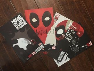 Night Of The Living Deadpool 1 - 4 Complete Set