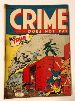 Crime Does Not Pay 1945 37 Golden Age Comic